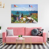 ガーデンアットサイント – アドレッセ |クロード・モネ キャンバスプリント (インサイチュ (リビング))