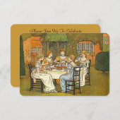 ガーデンアフタヌーンハイティーレディース招待状 招待状 (正面/裏面)