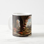 ガーデンアンドア棄済み建物 コーヒーマグカップ (正面左)