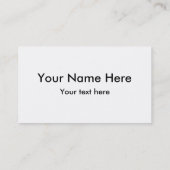 ガーデンアートの抽象芸術パーソナライズされた 名刺 (裏面)