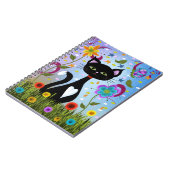 ガーデンアートの抽象芸術 ノートブック (左側)