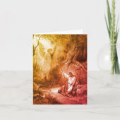 ガーデンアートノートカードのイエスの苦悩 カード (正面)