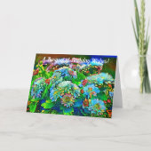 ガーデンアート誕生日ウィッシュ誕生日カード カード (正面)