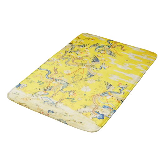 ガーデンイエロー中国のフローラのフェニックス5 バスマット (アングル)