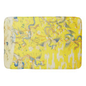 ガーデンイエロー中国のフローラのフェニックス5 バスマット (正面)