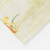 ガーデンイエロー中国のフローラのフェニックス5 フリースブランケット (角)