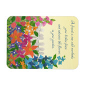 ガーデンインスピレーションフレンドシップ引用文冷蔵庫用マグネット マグネット (横)