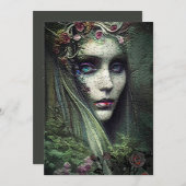 ガーデンウィッチハローウィンパーティ招待状 招待状 (正面/裏面)