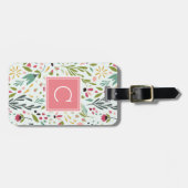 ガーデンウィムシーモノグラムのフローラ ラゲッジタグ (正面横)