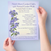 ガーデンウォークフライヤーテンプレート チラシ (手)