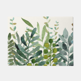 ガーデンウォーターカラー植物葉学   ドアマット