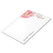 ガーデンウォーターパーソナライズされたカラー ノートパッド (アングル)