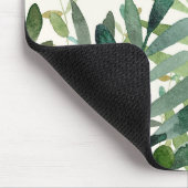 ガーデンウォーター植物性葉植物 マウスパッド (コーナー)