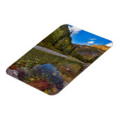 ガーデンウォールと秋のマクドナルド・クリーク マグネット (左側)