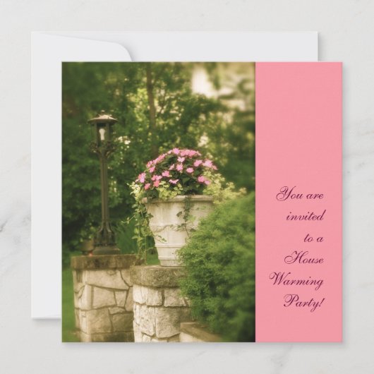 ガーデンウォールの写真 招待状 (正面)