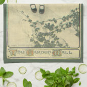 ガーデンウォールJessie Willcox Smith、ヴィンテージ キッチンタオル (折り畳み)