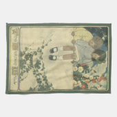 ガーデンウォールJessie Willcox Smith、ヴィンテージ キッチンタオル (横)