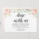 ガーデンエレガンスフローラ結婚ポストズブランチ招待状 招待状 (正面/裏面)