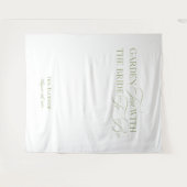 ガーデンエレガントティーブライダルシャワーバックドロップバナー タペストリー (正面(横))