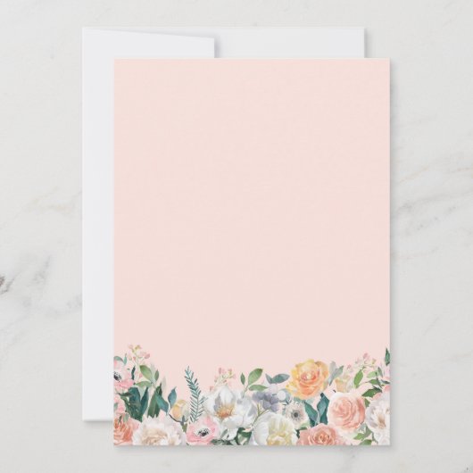 ガーデンエレガントバラ牡丹フローラリハーサルディナー 招待状 (裏面)