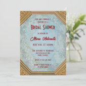 ガーデンエレガントパーティーロココブライダルシャワー 招待状 (スタンド正面)