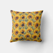 ガーデンエレガントヒマワリ クッション (裏面)