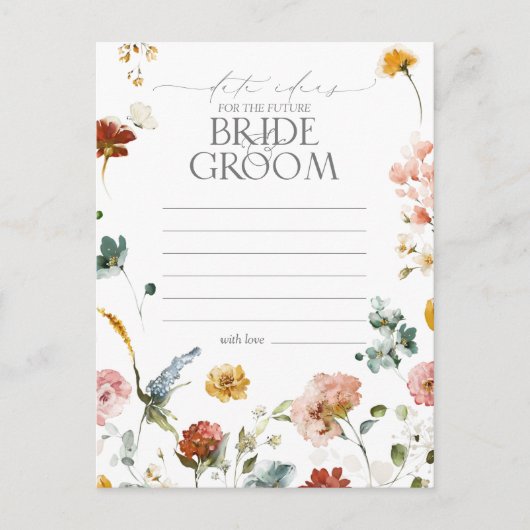 ガーデンエレガントフラワーウォーターカラー日付アイディア ポストカード (正面)