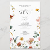 ガーデンエレガントフラワーウォーター結婚カラーのメニュー (正面)