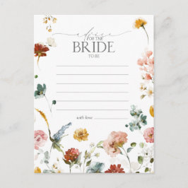 ガーデンエレガントフラワーズアドバイスへ花嫁 ポストカード