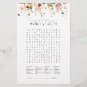 ガーデンエレガントフラワーズフローラブライダルシャワーゲーム (正面)