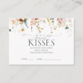 ガーデンエレガントフラワーズブライダルシャワーゲーム エンクロージャーカード (正面)