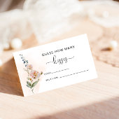 ガーデンエレガントフラワーズブライダルシャワーゲーム エンクロージャーカード