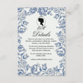 ガーデンエレガントフラワーズボホブリジガートン結婚ズ エンクロージャーカード (正面)