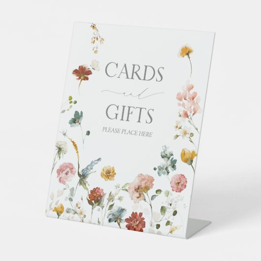 ガーデンエレガントフラワーブライダルシャワープレゼント 台座サイン (正面)