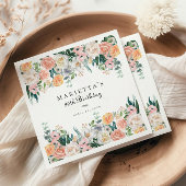 ガーデンエレガントフローラグリーンリー90thバースデーパーティー スタンダードカクテルナプキン