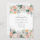 ガーデンエレガントフローラグリーンリー90thバースデーパーティー 招待状 (正面)