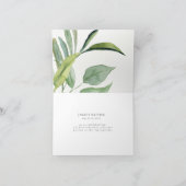 ガーデンエレガントフローラバプテスマありがとう カード (内部)