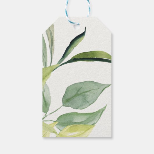 ガーデンエレガントフローラバプテスマありがとう ギフトタグ (裏面)