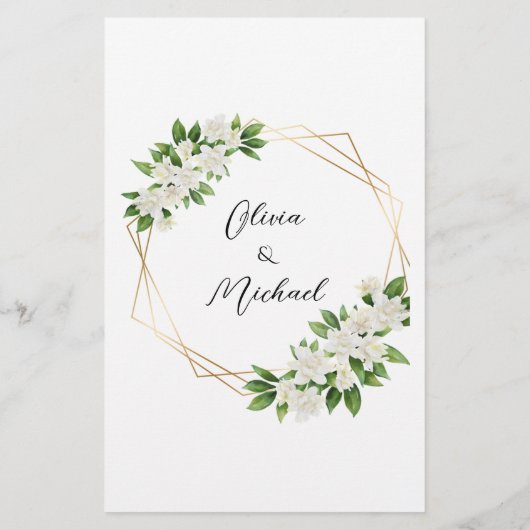 ガーデンエレガントフローラフレームの緑のテーブル番号 (裏面)