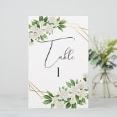 ガーデンエレガントフローラフレームの緑のテーブル番号 (スタンド正面)