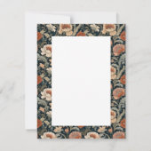 ガーデンエレガントフローラモノグラム文房具 ノートカード (裏面)