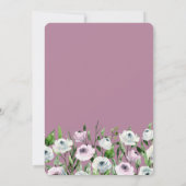 ガーデンエレガントフローラ披露宴招待状 招待状 (裏面)