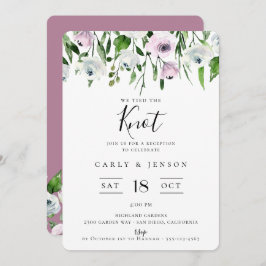 ガーデンエレガントフローラ披露宴招待状 招待状