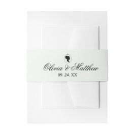 ガーデンエレガントモノグラムボホブリジガートン結婚ズ 招待状ベリーバンド