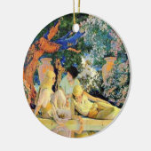 ガーデンオブアッラバイマックスフィールドパリ セラミックオーナメント (左)