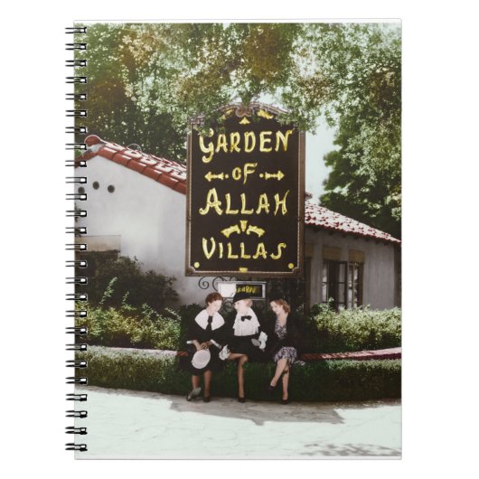 ガーデンオブアッラホテルノート ノートブック (正面)