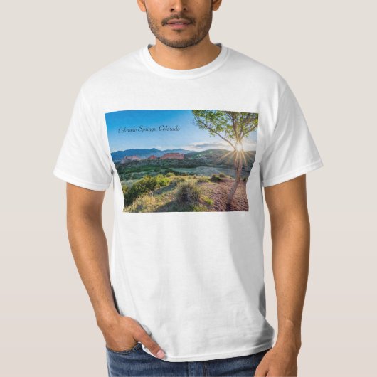 ガーデンオブゴッドツリー日が差すことTシャツ Tシャツ (正面)