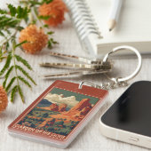 ガーデンオブザゴッドコロラド春トラベルヴィンテージ キーホルダー (正面右)