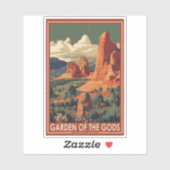 ガーデンオブザゴッドコロラド春トラベルヴィンテージ シール (シート)