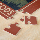 ガーデンオブザゴッドコロラド春トラベルヴィンテージ ジグソーパズル (側面)